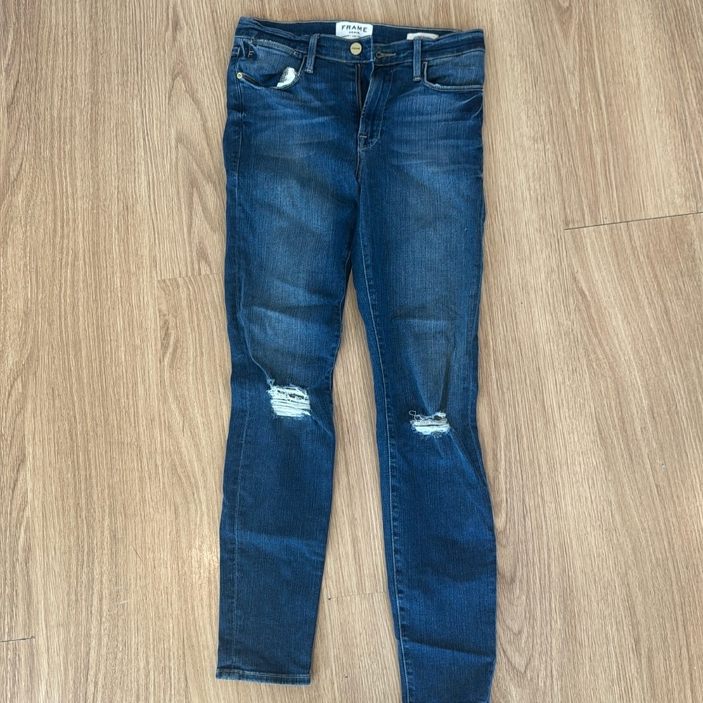 Frame Le high skinny